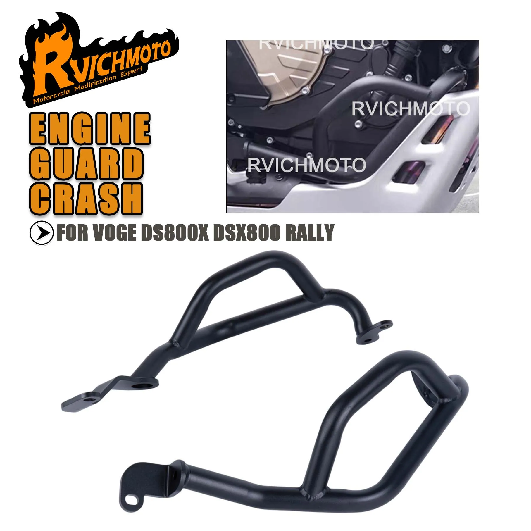 

For VOGE DS800X DSX 800 X 800 DS 800 RALLY Motorcycle Engine Guard Lower Frame Protector Crash Bumper Bar with Fairing Support