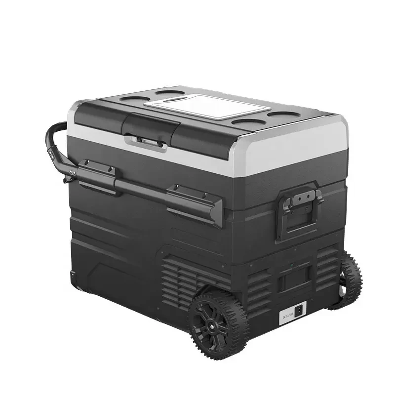 

Multifunction Car Fridge Portable Compressor Refrigerator Dual Zone Freezer 12v&24v 45 Liters Cooler Box for Camping Traveller