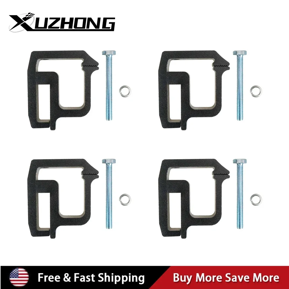 

Монтажные зажимы для крышек грузовиков, сверхмощные зажимы для корпуса кемпера для Dodge Dakota Ram 1500 2500 3500, F150 F250, Tundra, набор из 4 шт.