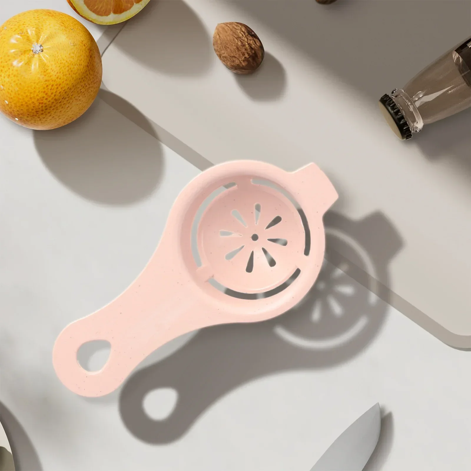 Mathiateur de jaune et de blanc d'œuf portable, outil de cuisson, tamis de cuisson, filtre en plastique, outils de cuisine, accessoires de cuisine essentiels