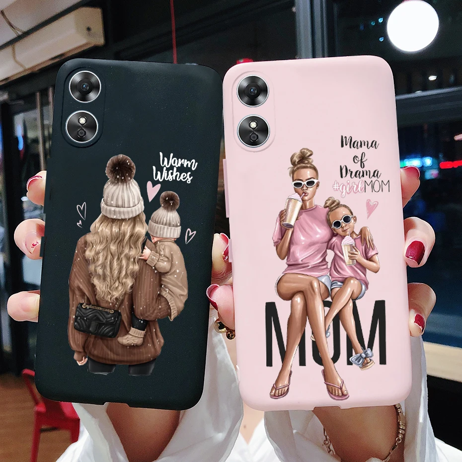 Case For OPPO A17 A17K 4G Pretty Girls Cover Silicone Soft Shockproof Phone Case for Funda Oppo A17 A 17 K CPH2477 Coque Bumper