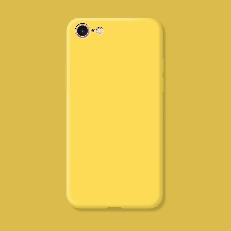 Original Case For iphone 7 8 SE 2020 2022 Shockproof TPU Liquid Silicone Protective Phone Back Cover for iphone 7 8 SE2 SE3 Case