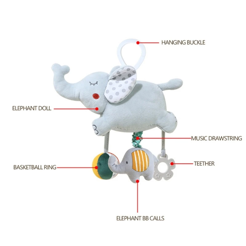 Baby Crib Mobile เพลงผ่อนคลายและของเล่นที่มีชีวิตชีวาเพื่อช่วยในการนอนหลับและพัฒนาการ