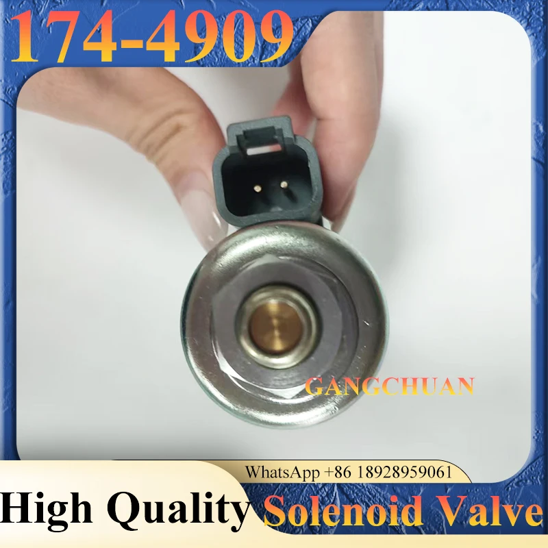 174-4909 Graafmachine Motor Magneetventiel Brandstofuitschakeling Solenoïde 1744909 voor D6N D6R D7R Tractor