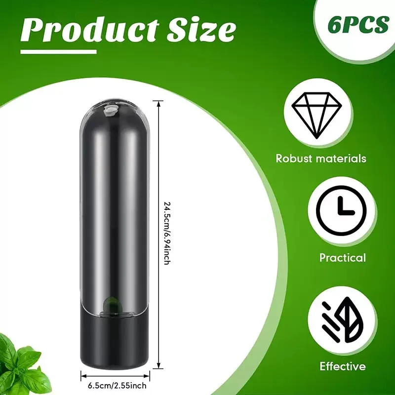 1/2/3PCS Herb Saver Storage Container Fresh Herb Keeper Vanilla Vegetables Fresh Preservation Bottle For Refrigerator Kitchen