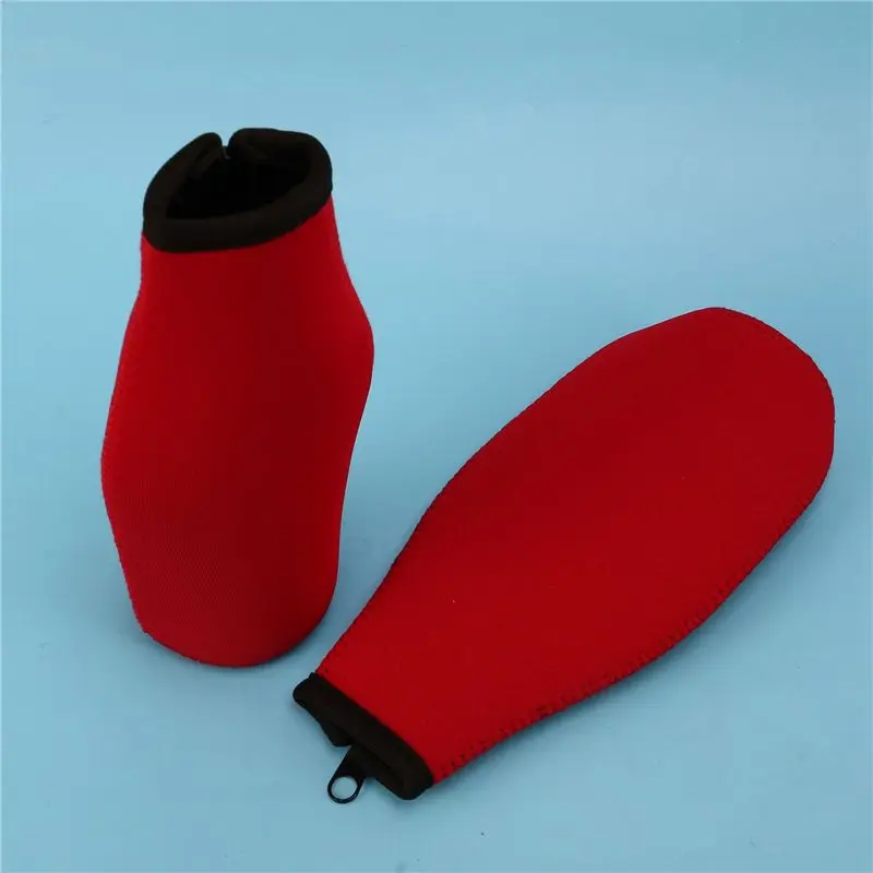 ABGE-30 Pieces Beer Bottle Coolers Bottle Insulator Sleeve Covers With Ring Zipper For 12 Oz 330 Ml Bot