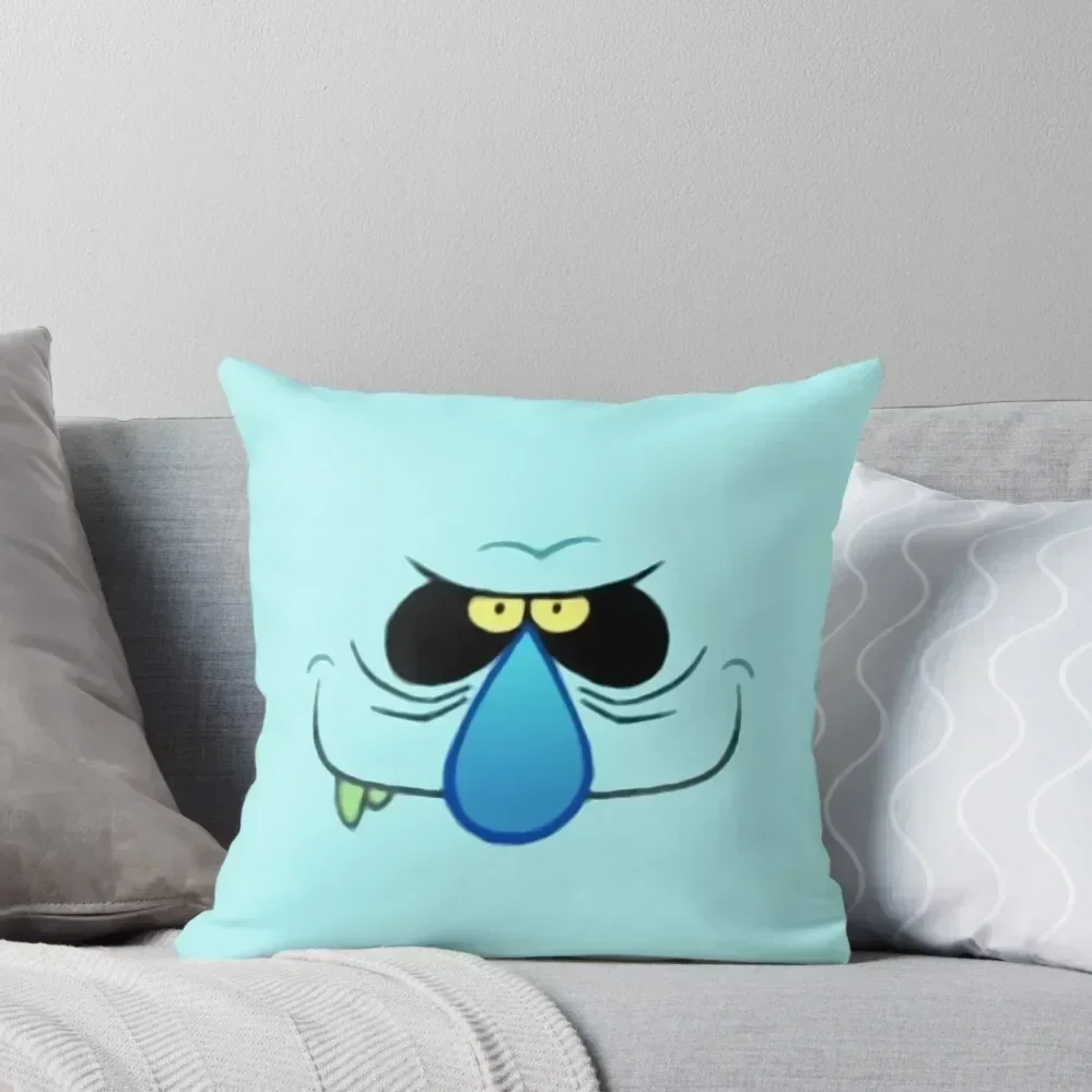 The Ghost and Molly McGee - Scratch Smirk Throw Pillow Luxury Sofa Cushions luxury sofa pillows pillow