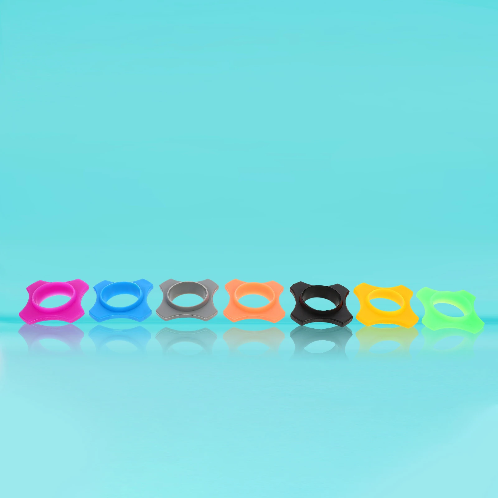 

10pcs Microphone Protection Ring Silicone Anti-Roll Grip For Wireless Mic Ktv Party Conference Stage Use Mic Accessories