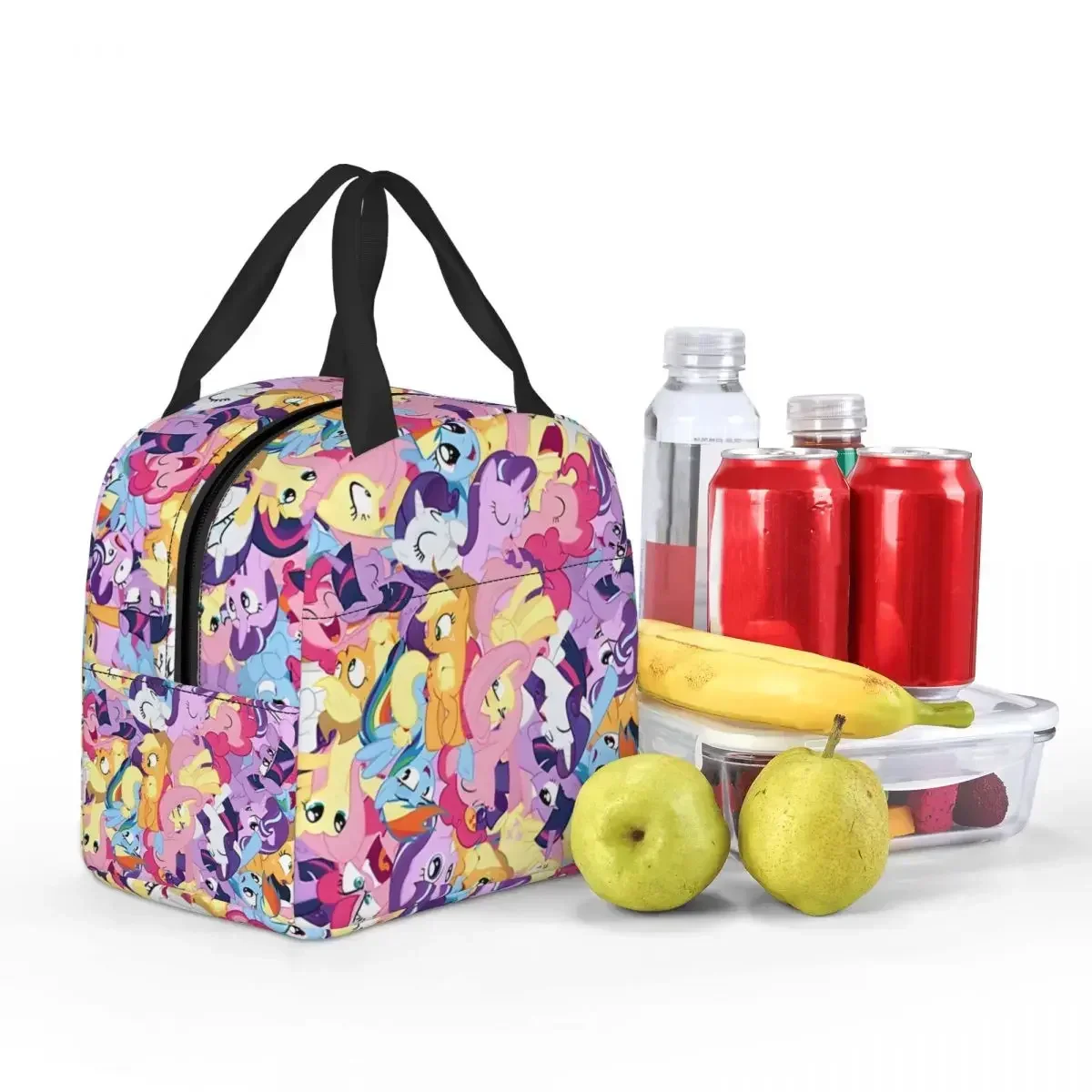 

Outdoor Mane Seven Mess Durable Waterproof Thickened Handheld My Little Pony Storage Bag Grils Travel Storage Bags