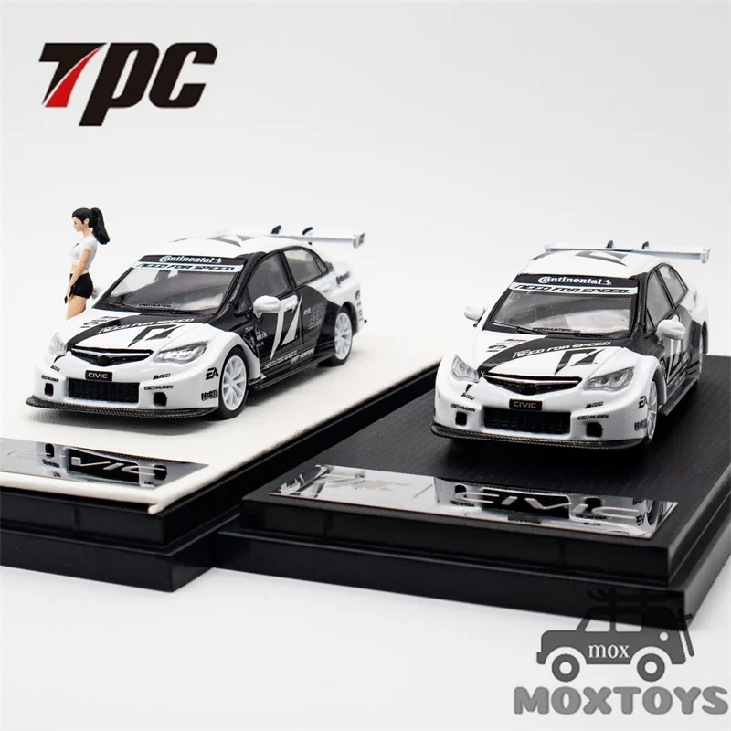 TPC 1:64 FD2 Black white limited499 Diecast Model Car