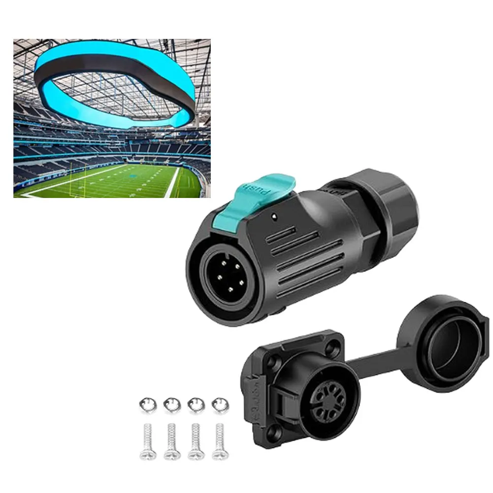 

1 Set Mother Seat LP12 Connector 2Pin,3Pin,4Pin,5Pin,6Pin Waterproof Connector Power Sensor For LED Lighting Electronic Devices