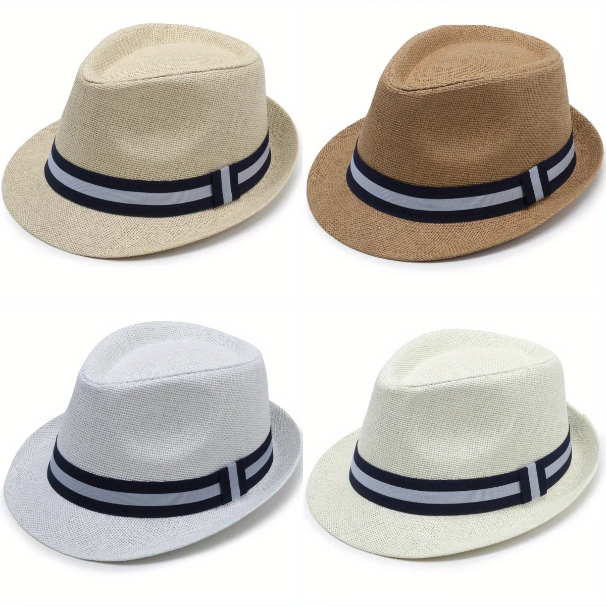 Straw Summer Casual Coconut Trees Breathable Hat Bucket Cap Women Girls Outdoor Travel Hiking Beach Fisherman Hat Sun Hat