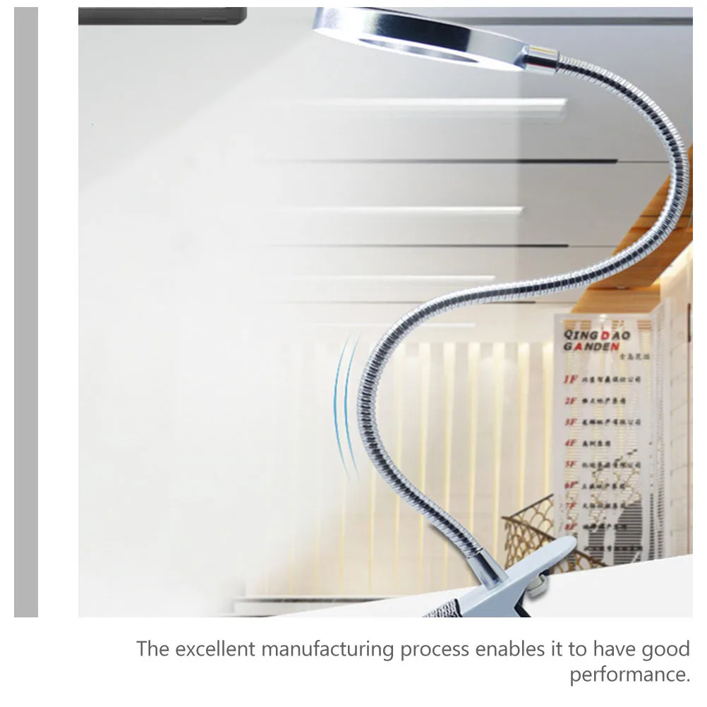 

Led Cold Light Shadowless Desk Lamp For Eyebrow Nail Art Manicure Silver Foldable Eye Protection Lamp Portable Salon Tool Nail