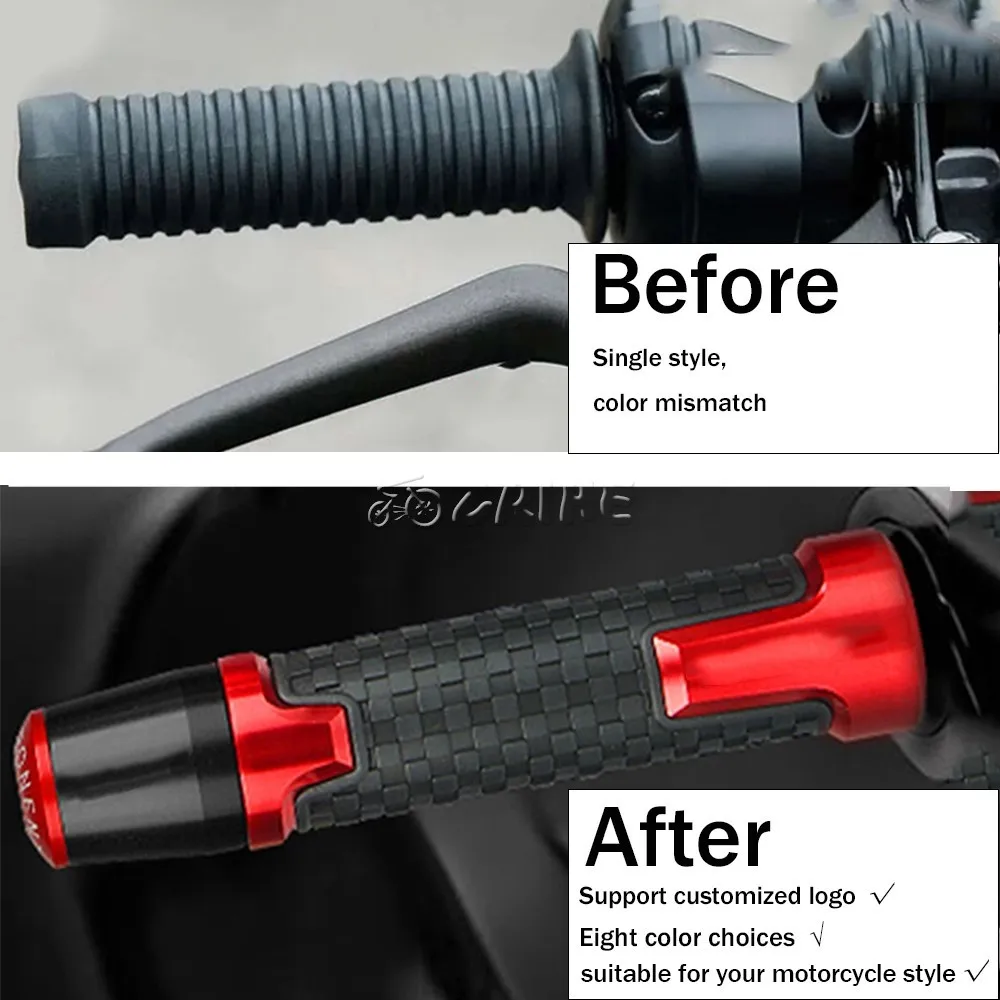 2026 2027 7/8" 22mm Motorcycle Handle Bar For YAMAHA TENERE 900 TENERE900 2022 2023 2024 2025 Hand grips handlebar Grip ends Cap 6