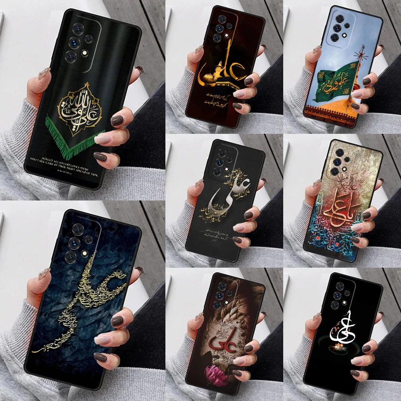 Mecca Imam Ali Islamic Shia Holy Phone Case For Samsung Galaxy S23 S21 S20 FE S24 S22 Ultra Note20 S10 S9 Plus A40 A52 A13 A53