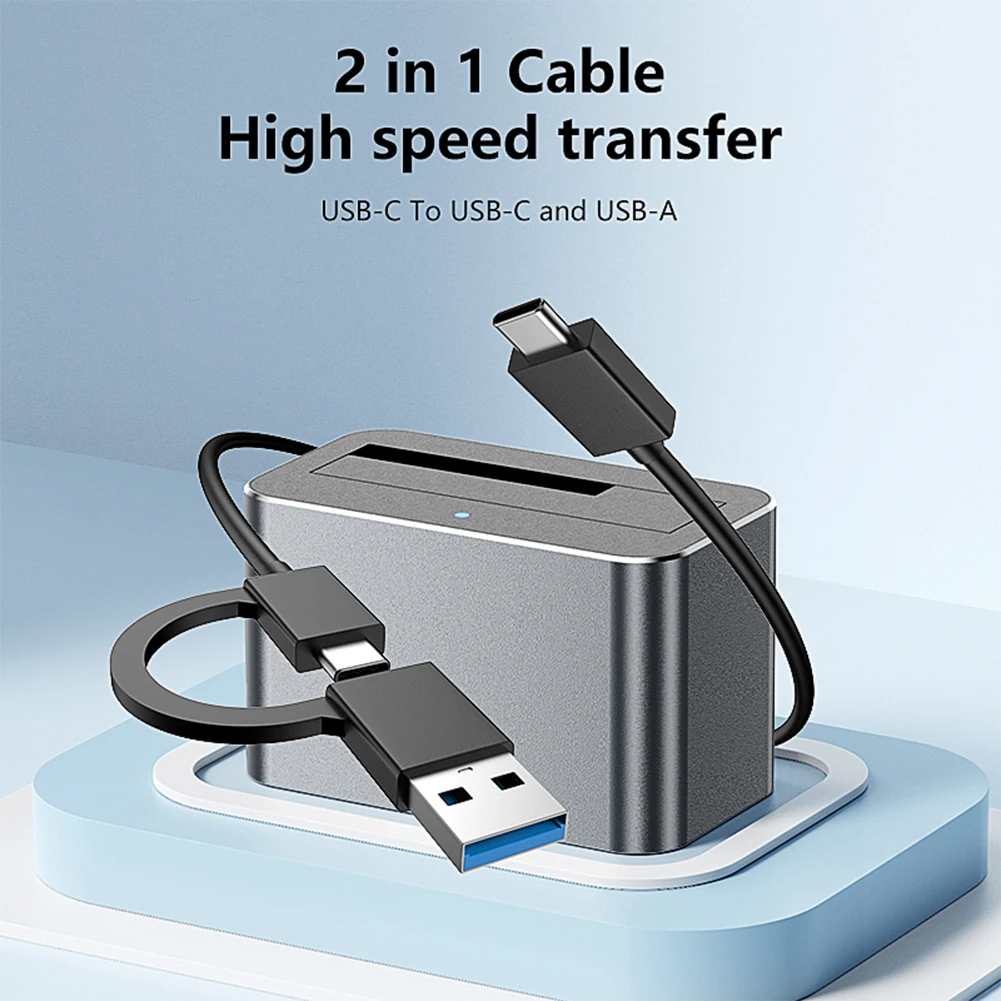 ฮาร์ดไดรฟ์ Dock Reader Converter Docking Station 5Gbps USB ภายนอกดิสก์กล่องสําหรับ 2.5/3.5 นิ้ว SATA/SAS HDD SSD