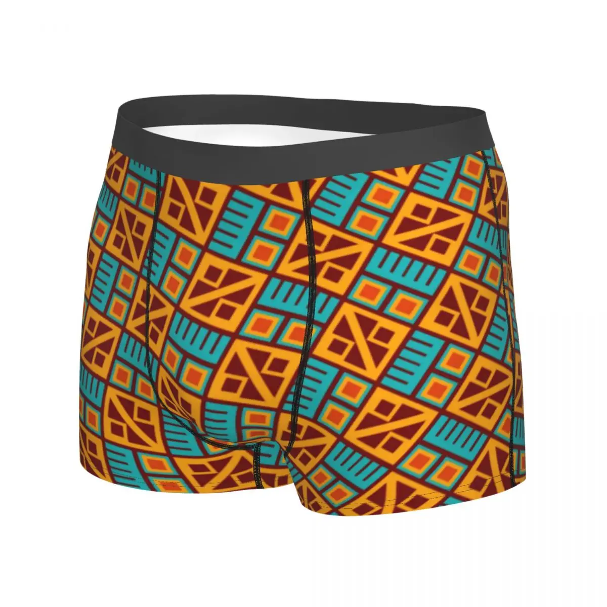 African Tribal Underwear Retro Design Print Man Shorts Briefs Funny Boxershorts High Quality Custom Plus Size Panties