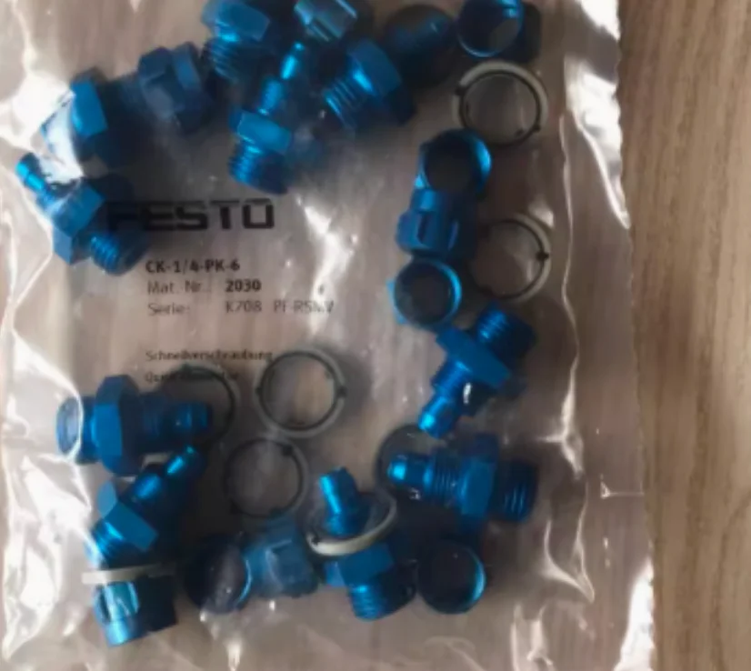 festo quick screw joint novo e original ck1 4 pk4 2029 ck 1 4 pk6 2030 ck 1 4 pk 9 2031 10 pcs 01