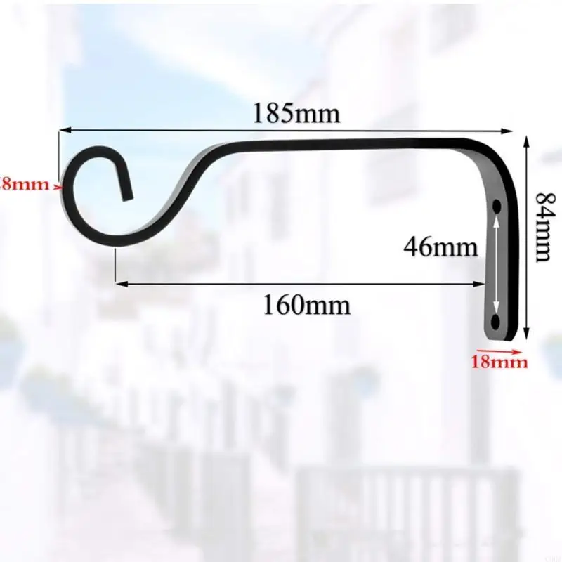 C90A Rustic Home Hanging Multi-Purpose Hanging Hooks 1Set