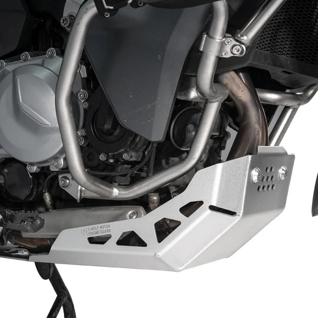 For the F 900 R/F 900 XR modification accessories: 304 stainless steel black guard bar, bumper, engine guard plate