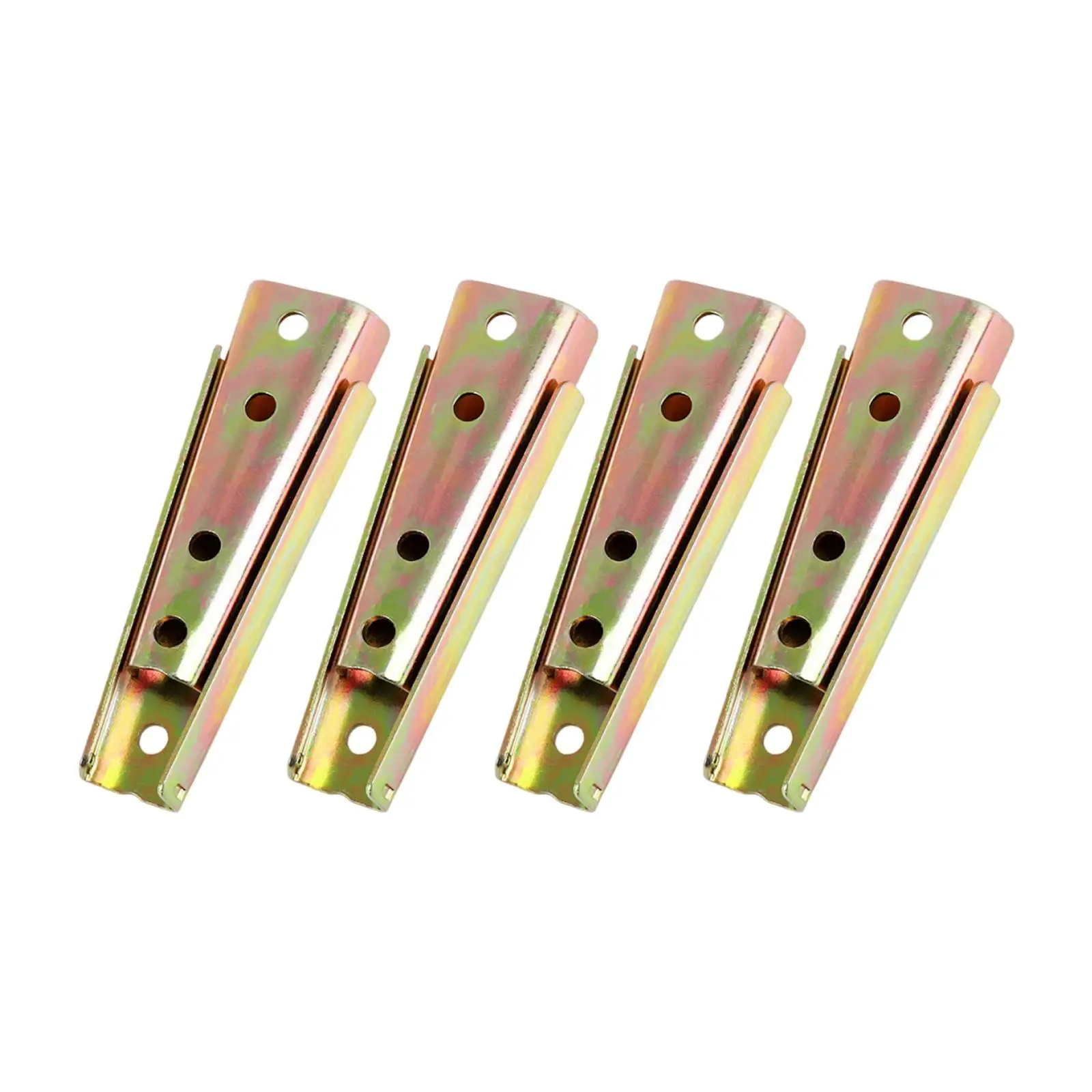Sturdy Insert Couch Connector Sofa Hook Connector Metal Interlocking Armrest Bracket for Folding Sofa Setup