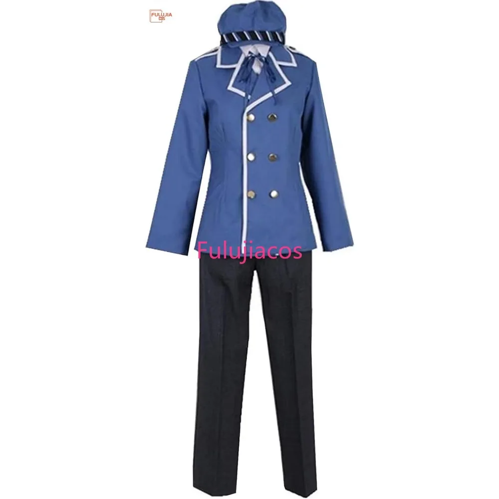 

Fulujiacos аниме костюм синий Широгане Наото костюм мужская косплей униформа Хэллоуин наряд