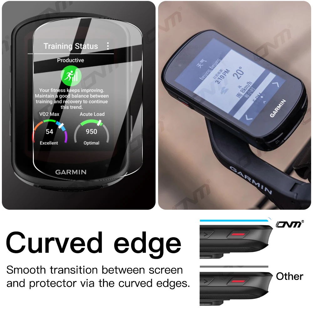 Tempered Glass for Garmin Edge 540/840/530/830 Anti-scratch Screen Protector Tempered Glass Ultra-HD Protective Film Accessories