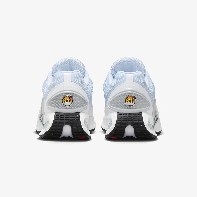 حذاء الجري Nike Air Cushion، Rebound، والتدريب المتانة للنساء، حذاء الجري الرياضي الجديد Air Max Dn ذو القبضة العالية المريح، حذاء الأب ذو النعل السميك، يوصى به مع أنماط صديقة Fj3145-400