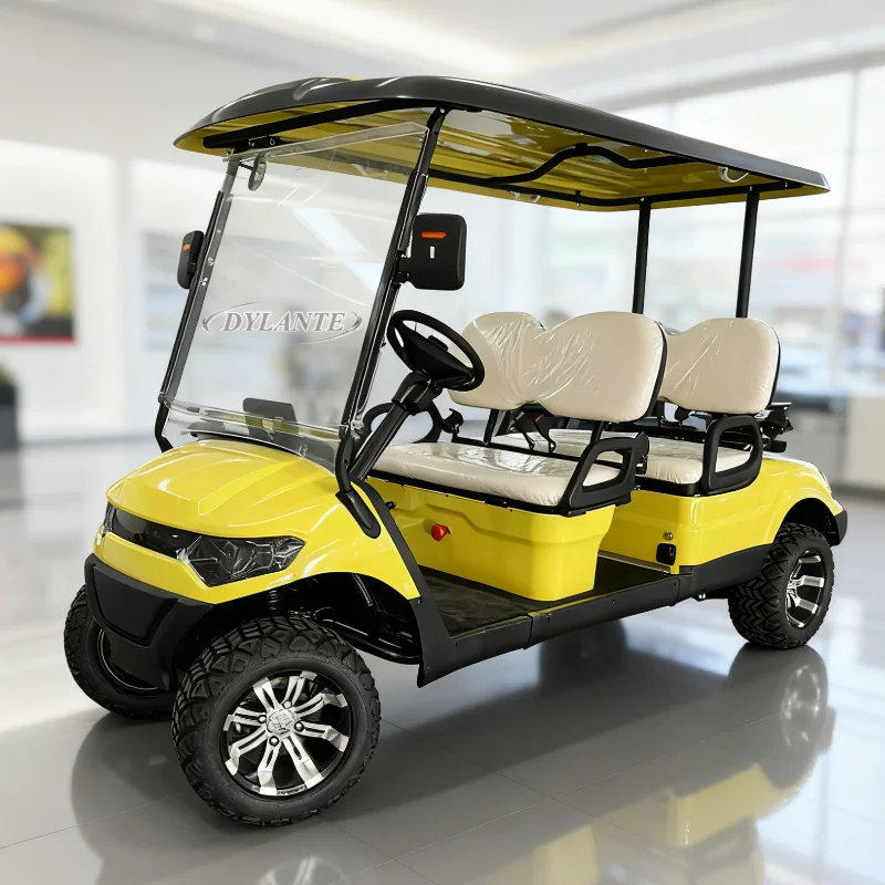 مقاعد عالية الجودة إلى الأمام نادي الشارع الرافق القانونية مركبة 4 6 مقاعد الصين عربة جولف كهربائية على الطرق الوعرة سعر السيارة #1