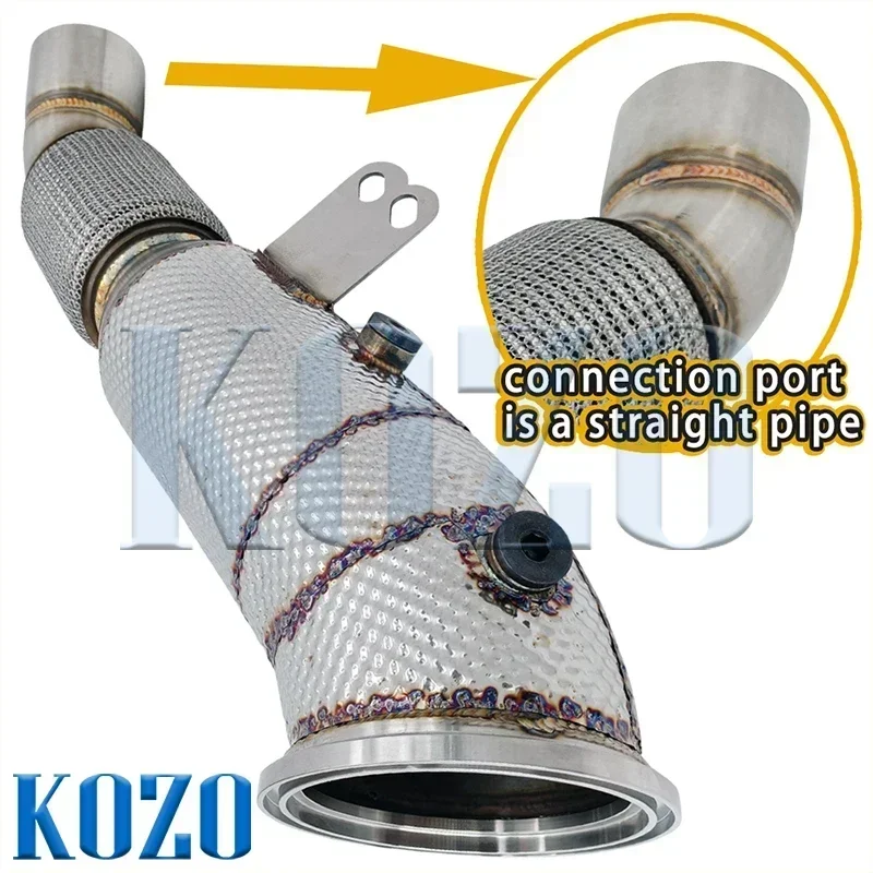 High Flow Downpipe voor BMW B58 M140i M240i 340i 440i 540i 640i 740i Z4 M40i 840i 2016 +