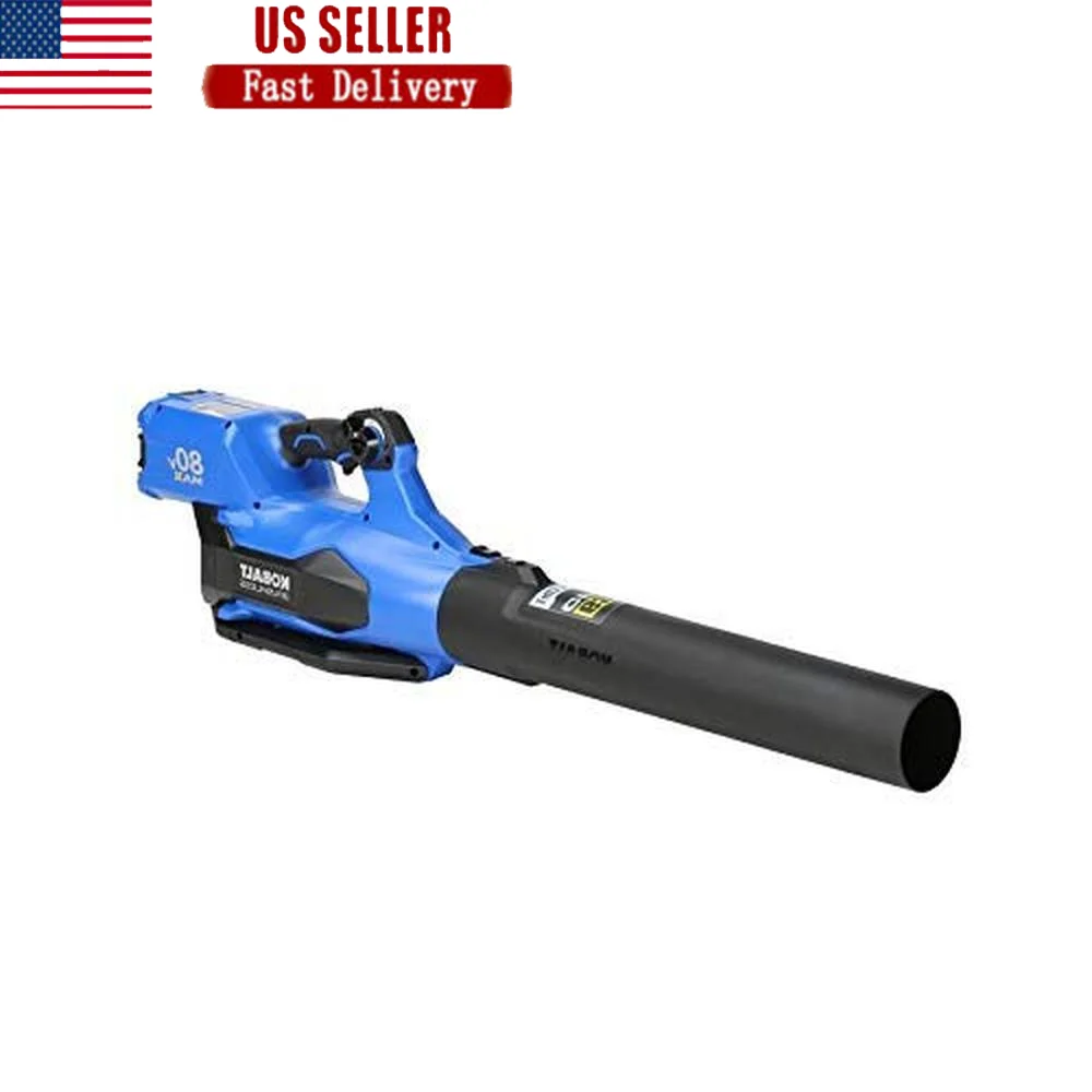 High Efficiency Cordless Leaf Blower 80V Brushless Motor Lightweight Handheld Turbo Speed Yard Tools