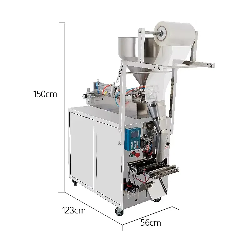 High Speed Chili Sauce Ketchup Packing Machine Syrup Sachet Salad Tomato Paste Packaging Machine