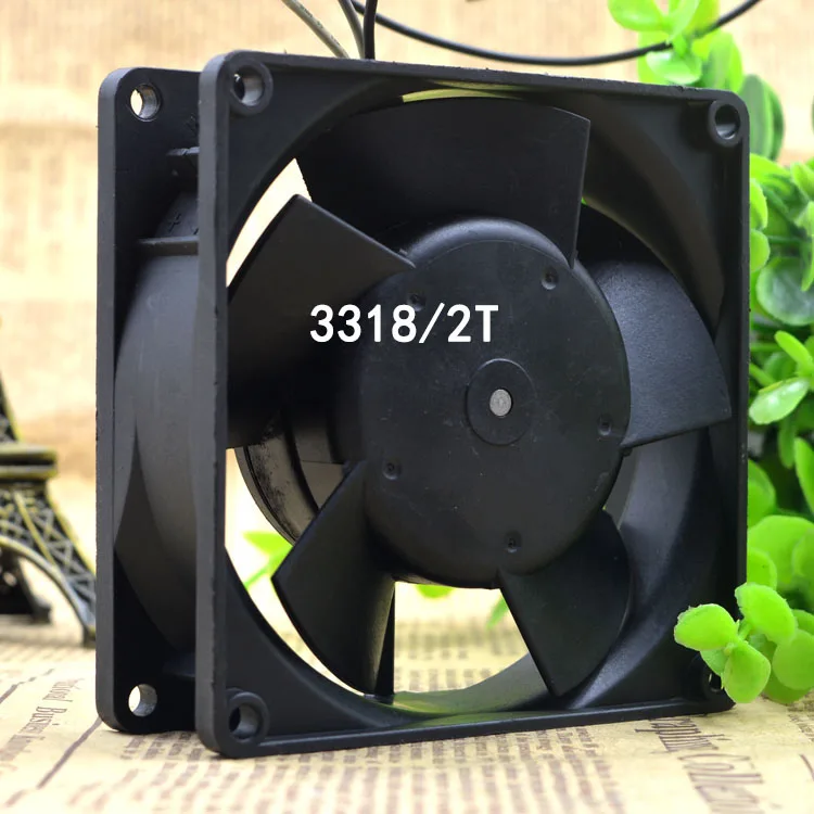 

1PCS AND High temperature resistance fan 3318/2T 48V ultra silent metal Cooling fan 2.6W 92x92x32mm 9CM Axial flow fan