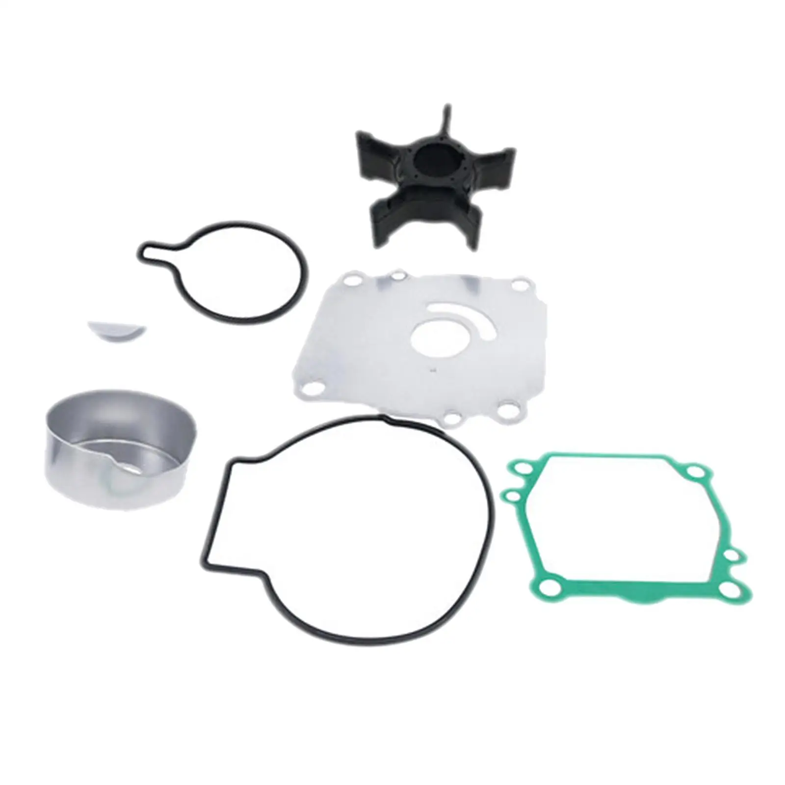 Water Pump Impeller Service Set 17400-92J00 for Outboards, DF115 DF140, Easy to Install