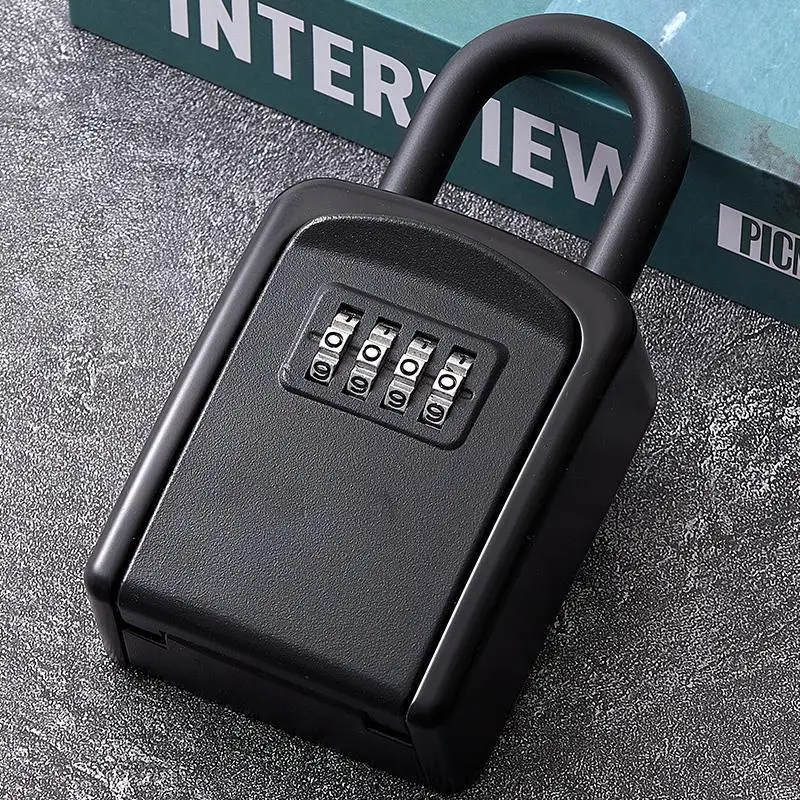 Password Key Box Outdoor Key Safe Lock Box Decoration Key Code Box Key Storage Lock Box Wall Mounted Password Box