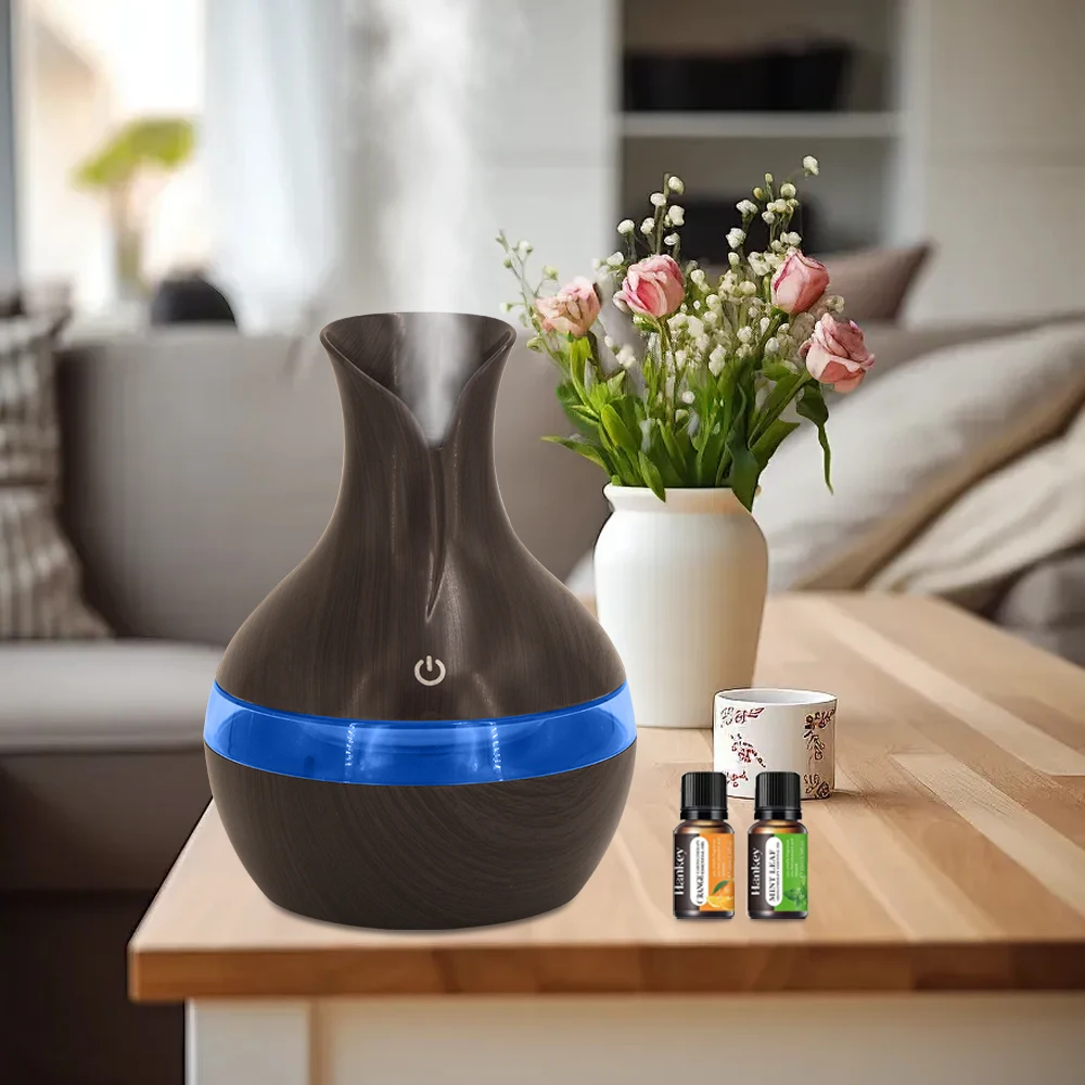 

300ml Touch Control USB Humidifier with 2 Essential Oils for Stress Relief