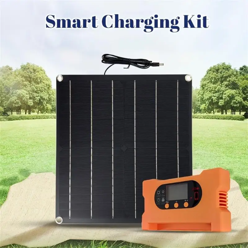 25W 18V Monocrystalline Solar Panel Kits None Battery Direct Drive Solar Panel M4YD