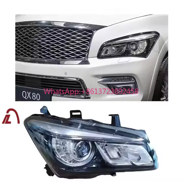 Auto Lighting Systems QX80 Headlight LED 12V Car Headlights Adaptive for Infiniti QX80 2014-2017 Car Accessories