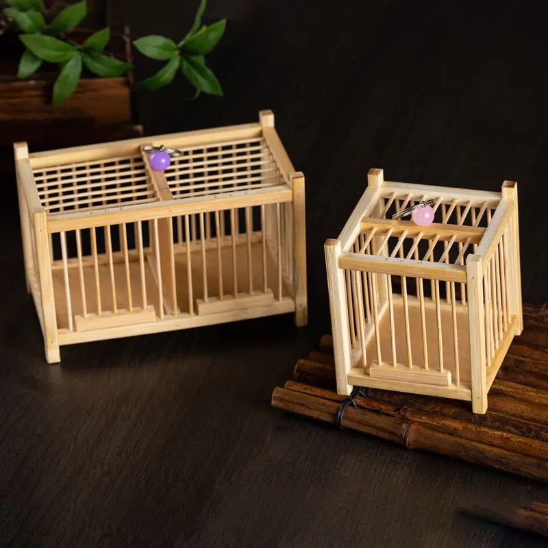 Bamboo Cage Exquisite Bamboo Live Insect Bamboo Woven Cage, Cricket, Cricket, Grasshopper, Cicada Box, Insect Feeding Box