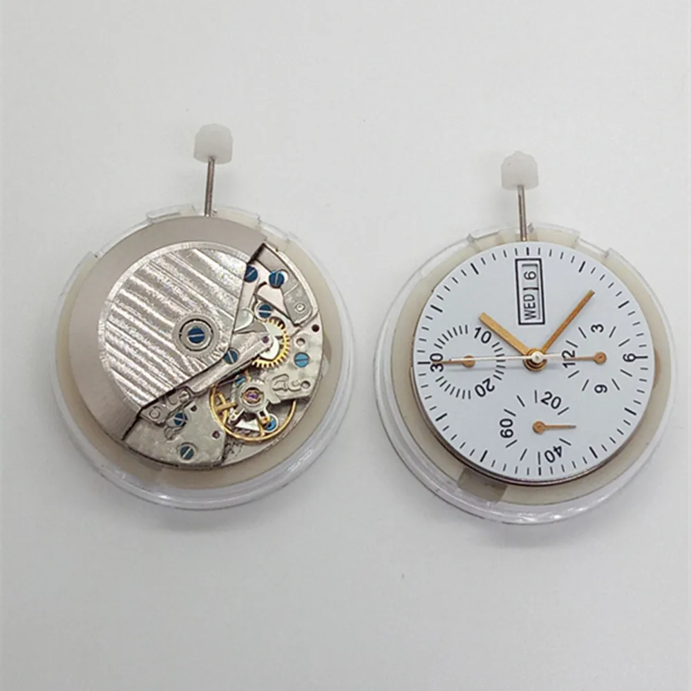 Watch accessories 7750 movement Shanghai 7750 movement Double calendar Six needle movement Automatic chain up