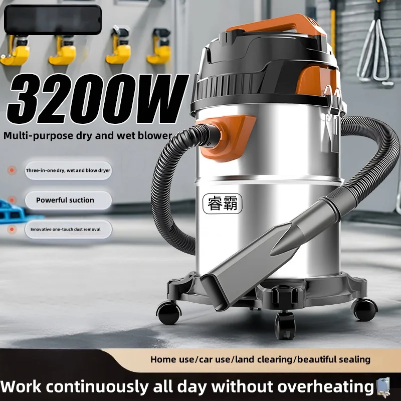 3 in 1 습식 및 건식 진공 청소기 가정, 자동차 및 상업용 산업용 클레에 적합한 다기능 고출력 진공 청소기