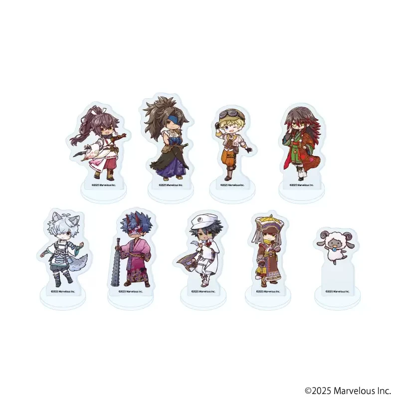Rune Factory Guardians of Azuma Peripheral Gifts Subaru Kaguya Mini Acrylic Figure Stand Plate Cosplay Prop Decor Collection
