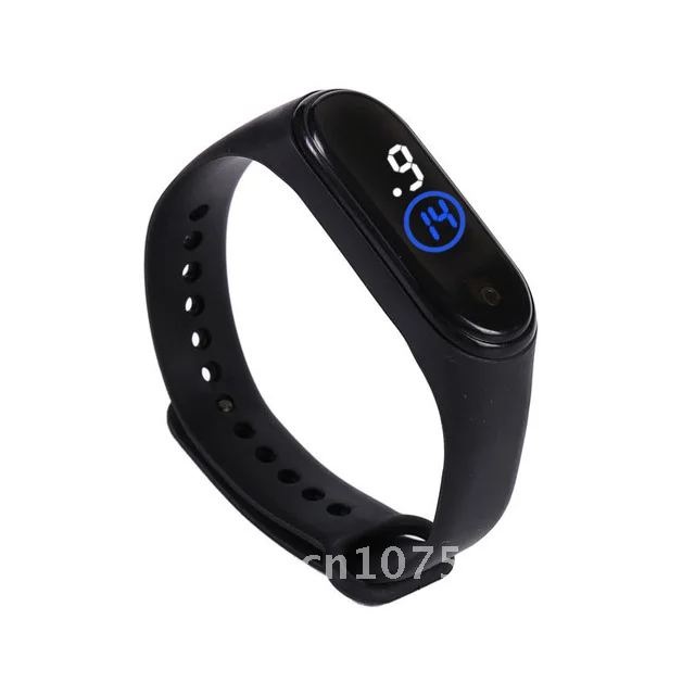 

Men Women Kid 50M Waterproof LED Sport Digital Watch Fitness Wristwatch Full touch screen Smart watch Heart Rate Monitor