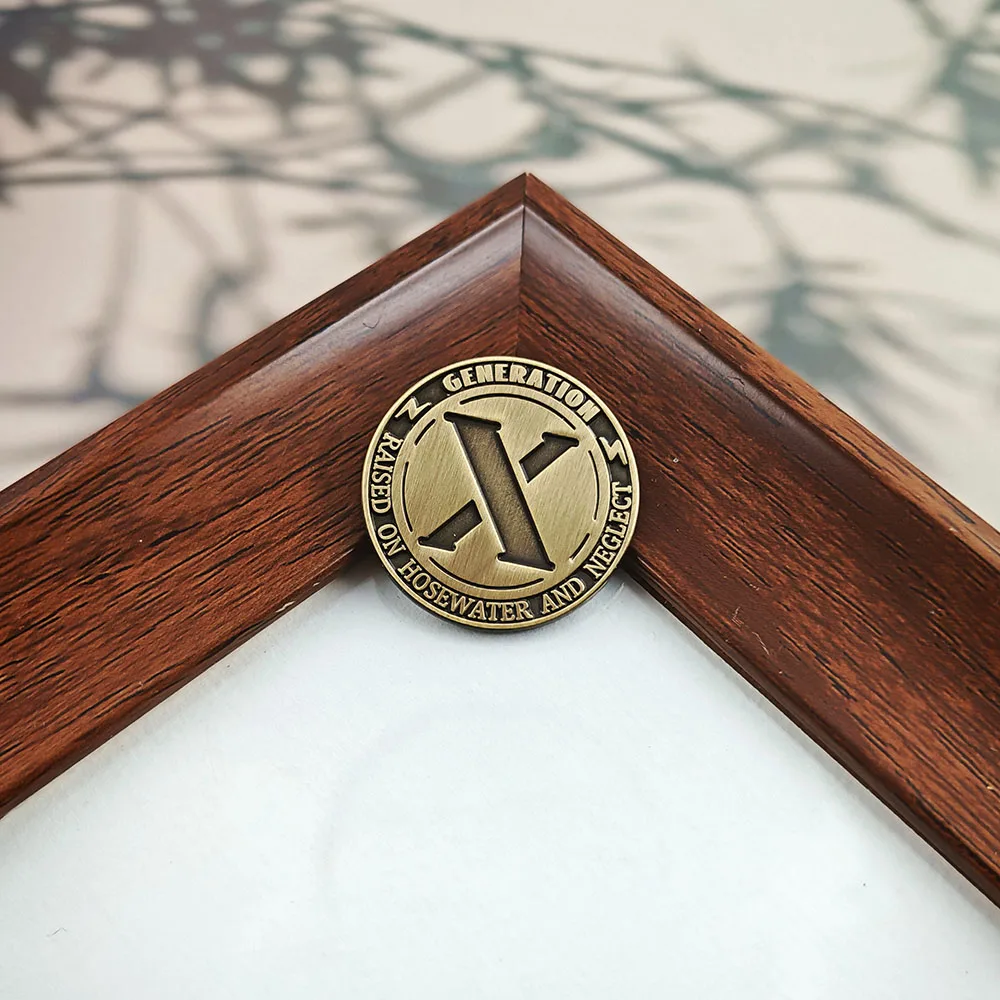 X-generation Self Deprecating Themed Quotation Brooch Raised on Hosewater and Neglect Badge Nostalgic Identity Accessories Gift