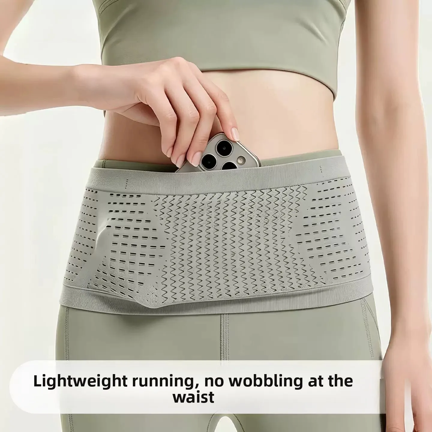 Ultra-Thin Invisble Anti-Theft Running Waist Bag 2026 New Waterproof Cycling Mobile Phone Pouch Unisex Lightweight Sports Bag