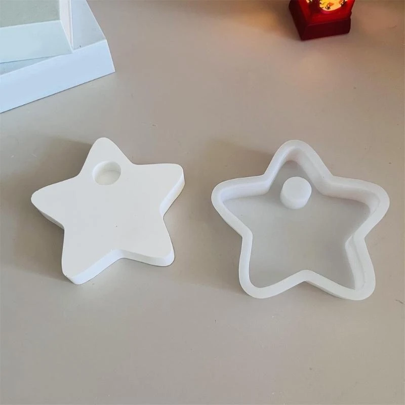 Moules en silicone étoiles réutilisables pour cadeaux et décoration uniques faits à la main