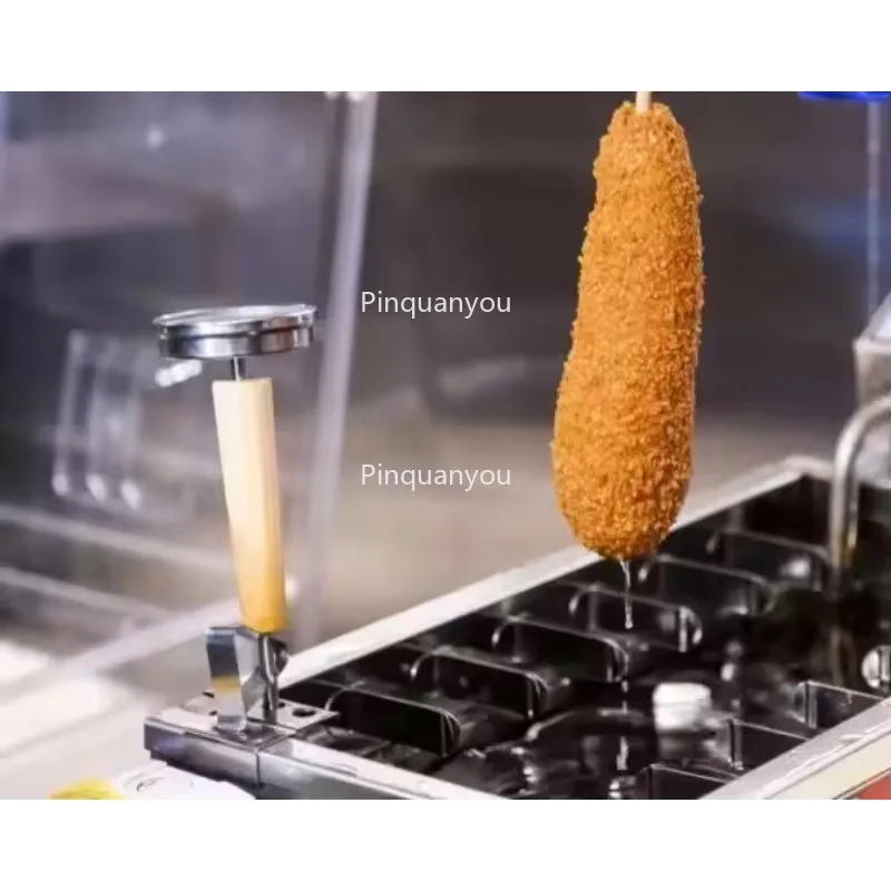 25L Cheese Corn Dog Machine Deep Fryer Hot Dog Frying Machine Hot Dog Maker