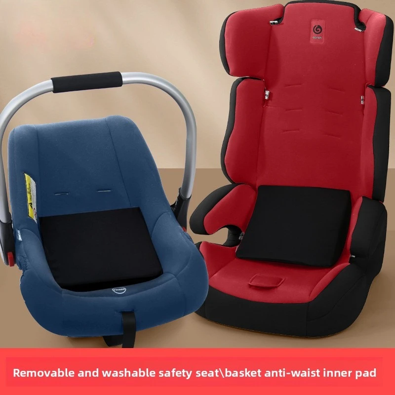 Baby Safety Seat Anti-nest Waist Pad Baby Basket Cushion Car Basket Inner Pad for Newborn Waist Support Safety Seat Accessories