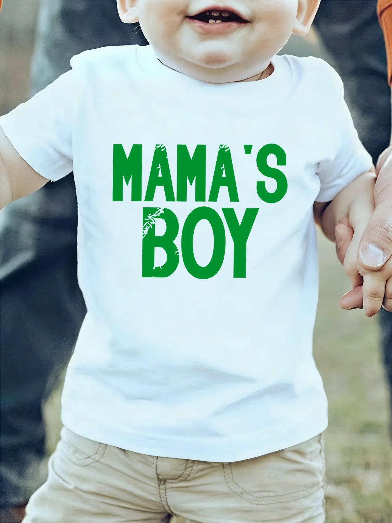 Vintage Mama S Boy Simple Letter Typography Art Print Kids T Shirt Boys Girls Family Matching Summer Crew Neck Casual Tee