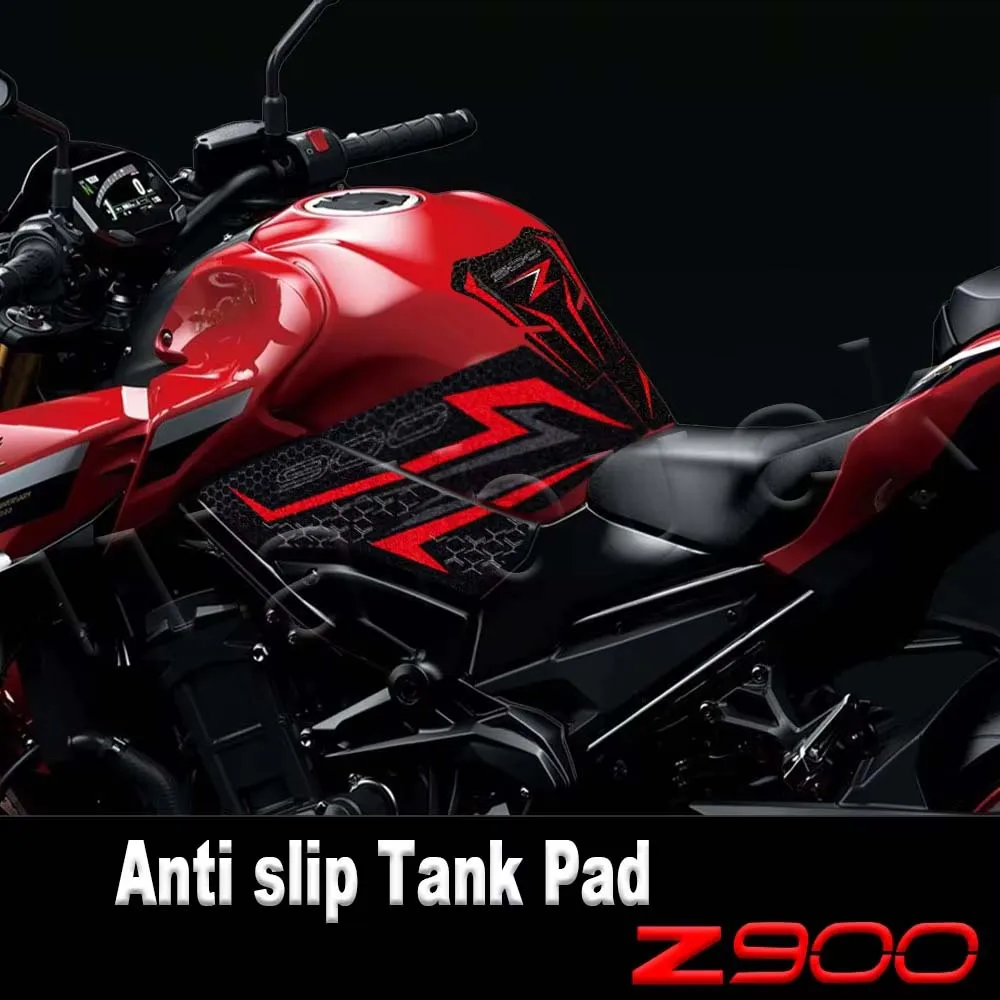 

Для Z900 z900 2017-22 мотоциклетная противоскользящая накладка на бак, защитная наклейка, аксессуары, водонепроницаемая